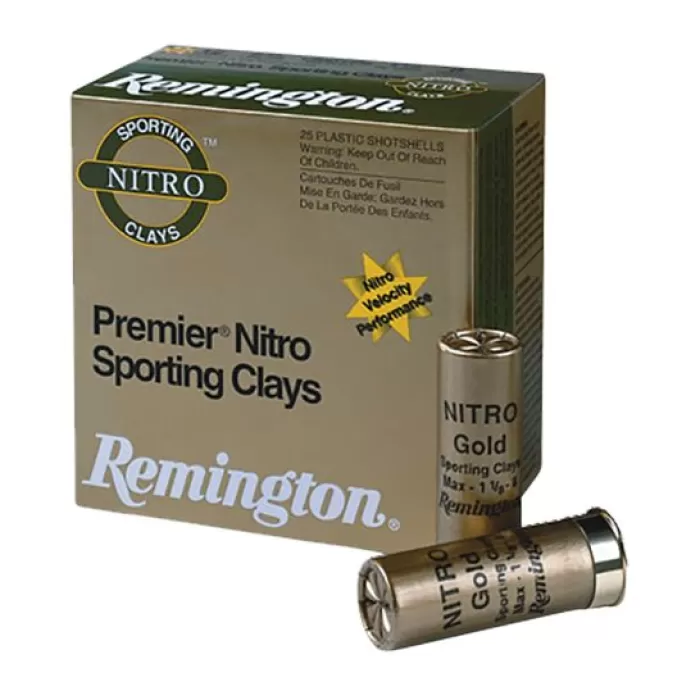 Remington Premier Nitro Sporting Clays 2.5" 410 Gauge Ammo 8, 25/box - STS410NSC8