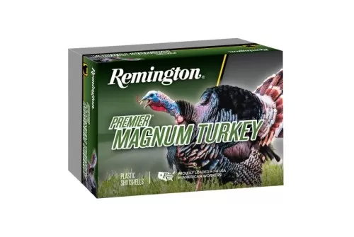 Remington Premier Magnum Copper-Plated Turkey 3" 12 Gauge Ammo 4, 5/box - P12XHM4A