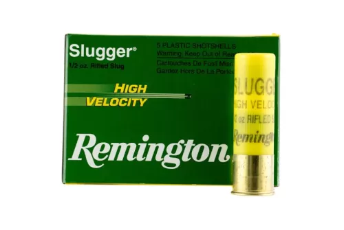 Remington Slugger High Velocity 2.75" 20 Gauge Ammo, 5/box - SPHV20RS