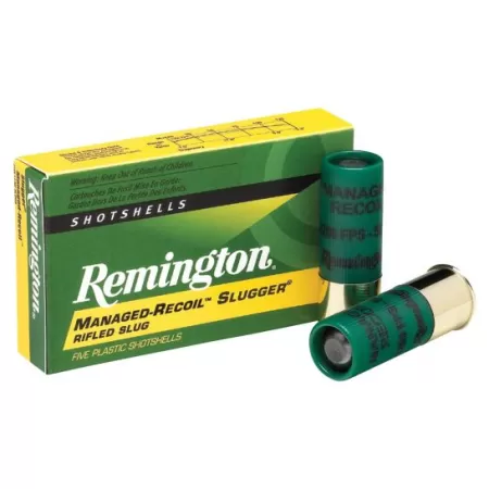 Remington Managed-Recoil Slugger 12GA 2.75-inch 1oz Rifled Slug 5Rds
