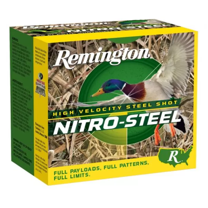 Remington Nitro Steel 3" 12 Gauge Ammo 2, 25/box - NS12M2