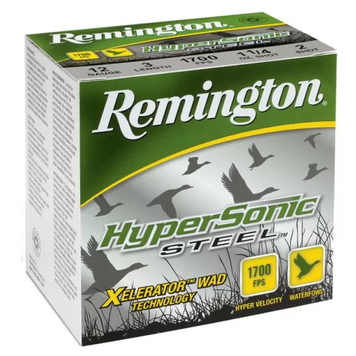 Remington HyperSonic Steel 3.5" 10 Gauge Ammo 2, 25/box - HSS102