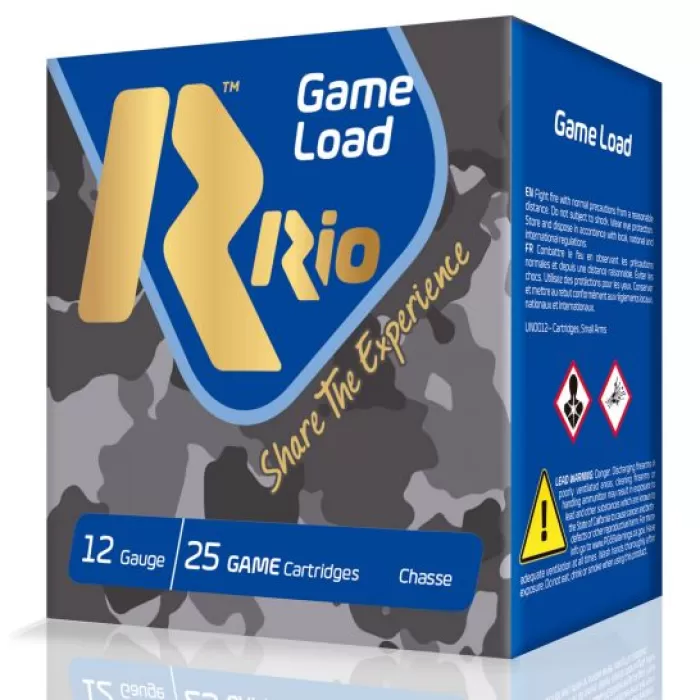 RIO Game Load Super High Velocity 2.75" 12 Gauge Ammo 7-1/2, 25 Rounds - SG3275
