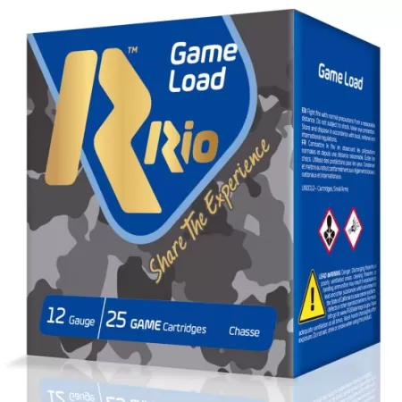 RIO Game Load Super High Velocity 2.75" 12 Gauge Ammo 6, 25 Rounds - SG326