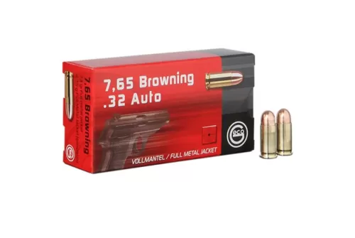 Geco 73 gr Full Metal Jacket .32 ACP Ammo, 50/box - 270340050