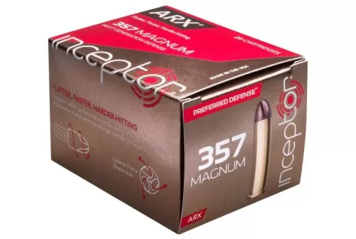 Ruag Ammo Inceptor .357 Magnum 86Gr Arx 20-Pack 357ARXBR-86-20 810678030182