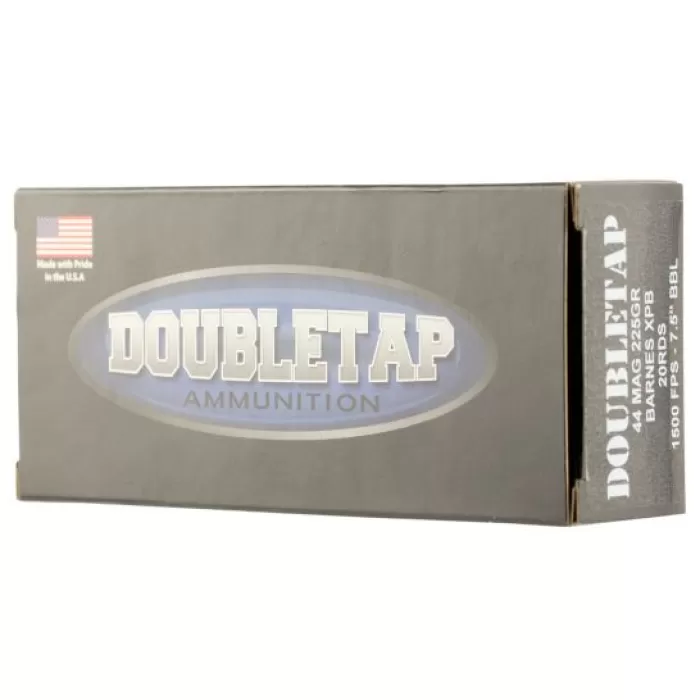 DoubleTap Ammunition DT Hunter 225 gr Barnes XPB .44 Mag Ammo, 20/box - 44M225X