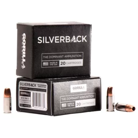 Gorilla Ammunition Silverback 115 gr Solid Copper Hollow Point 9mm Ammo, 20/box - SB9115SD