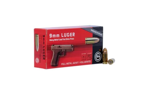 Geco 292240050 Pistol  115 GR Full Metal Jacket (Fmj) 50 Bx/ 20 CS