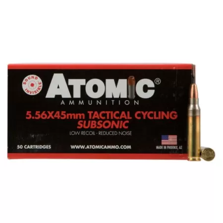 Atomic Rifle, Atomic 00408 5.56        112 Cycling Tac Sub 50rds