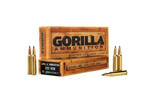 Gorilla Ammunition 55 gr Sierra BlitzKing .223 Rem Ammo, 20/box - GA22355SBK