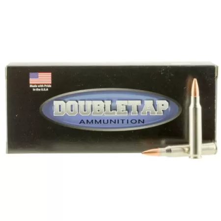 DoubleTap Ammunition DT Longrange 77 gr Nosler Custom Competition Hollow Point Boat Tail .223 Rem/5.56 Ammo, 20/box - 223R77HP