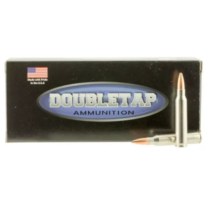 DoubleTap Ammunition DT Longrange 77 gr Nosler Custom Competition Hollow Point Boat Tail .223 Rem/5.56 Ammo, 20/box - 223R77HP