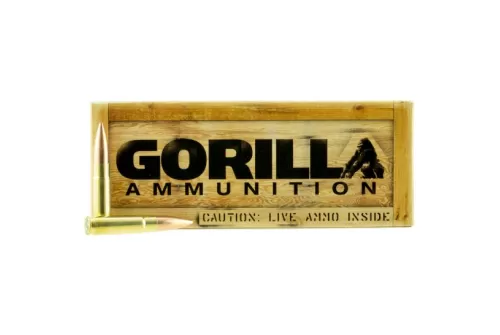 Gorilla Ammunition 220 gr Sierra MatchKing .300 Blackout Ammo, 20/box - GA300220SMKSUB