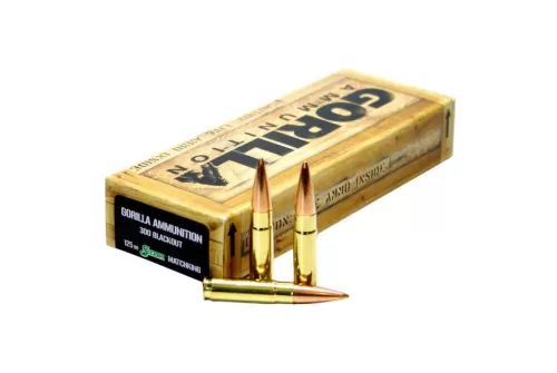 Gorilla Ammunition Troop 125 gr Sierra MatchKing .300 Blackout Ammo, 20/box - GA300125SMK
