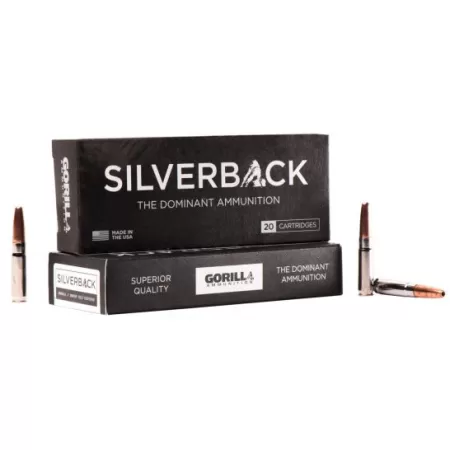 Gorilla Ammunition Silverback 205 gr Solid Copper Hollow Point .300 Blackout Ammo, 20/box - SB300205SD
