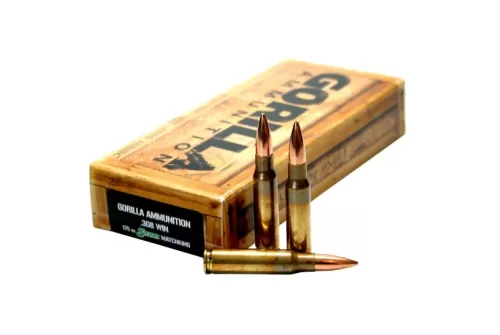 Gorilla Ammunition 175 gr Sierra MatchKing .308 Win Ammo, 20/box - GA308175SMK