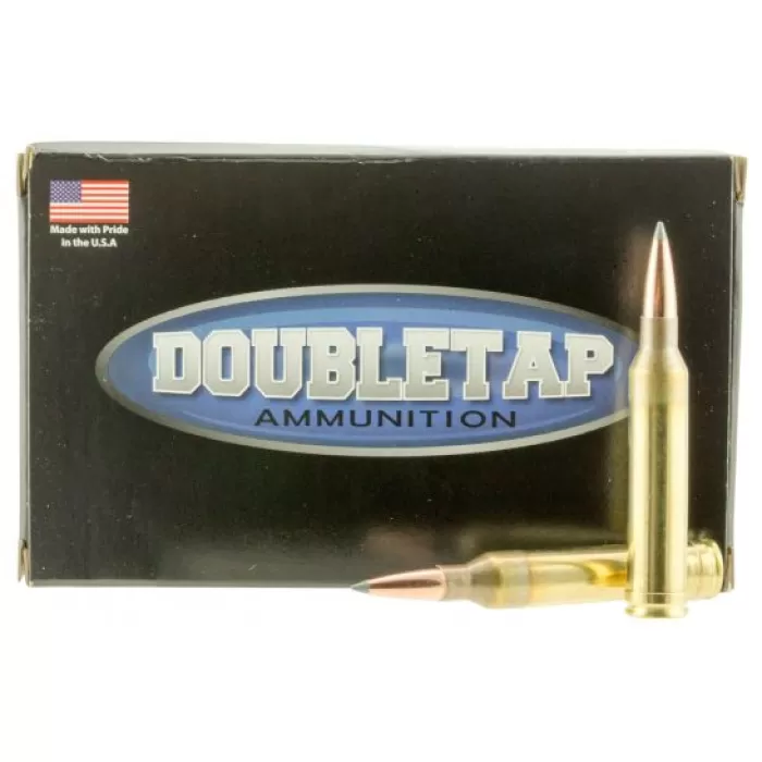 Doubletap Ammunition 7M175lr Longrange  7Mm Rem Mag 175 GR Bonded Solid Base 20 Bx/ 25 CS