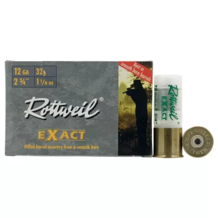 Rottweil Exact 2.75" 12 Gauge Ammo, 5/box - 246940005