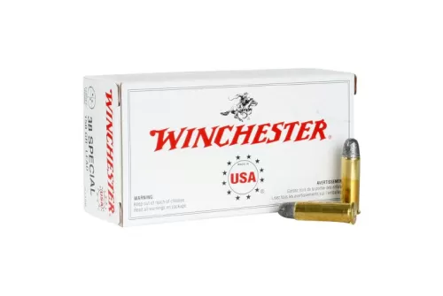 Winchester Ammunition Super-X 150 gr Lead Round Nose .38 Spl Ammo, 50/box - Q4196