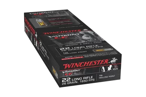 Winchester Ammunition Varmint-LF 26 gr Hollow Point .22lr Ammo, 50/box - X22LRHLF