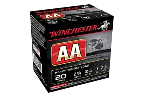 Winchester Ammunition AA Heavy 2.75" 20 Gauge Ammo 7-1/2, 25/box - AAH207