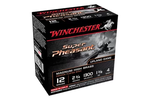 Winchester Ammunition Super Pheasant Magnum High Brass 2.75" 12 Gauge Ammo 5, 25/box - X12PH5