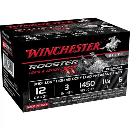 Winchester Ammunition Rooster XR 3" 12 Gauge Ammo 6, 15/box - SRXR123HV6