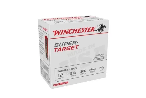 Winchester Ammunition Super Target 2.75" 12 Gauge Ammo 7-1/2 - TRGT12007