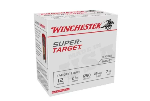 Winchester Ammunition Super Target 2.75" 12 Gauge Ammo 7-1/2 - TRGT12507