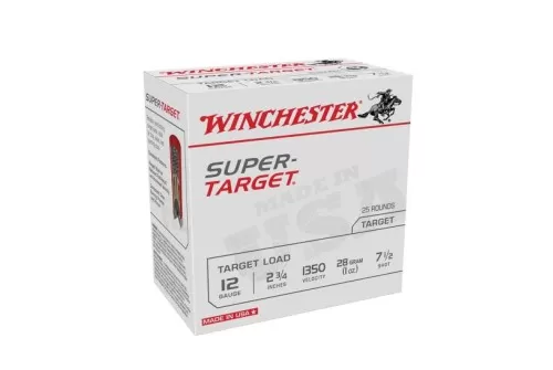Winchester Ammunition Super Target 2.75" 12 Gauge Ammo 7-1/2 - TRGT13507