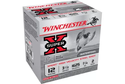 Winchester Ammunition Super-X Xpert High Velocity 3.5" 12 Gauge Ammo 2, 25/box - WEX12LM2