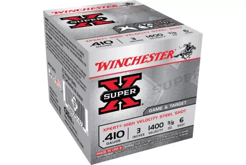 Winchester Ammunition Super-X 3" 410 Gauge Ammo 6, 25/box - WE413GT6