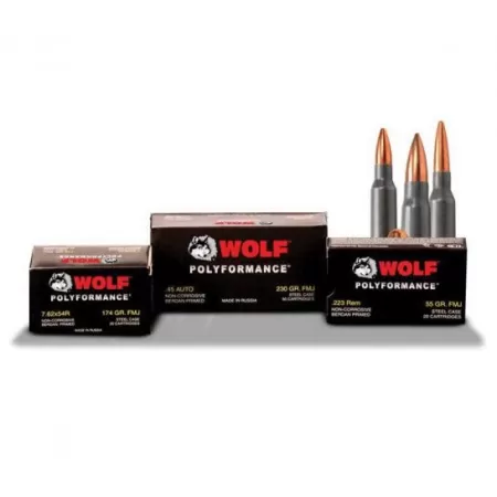 Wolf 22355 223 FMJ BI 55 1000