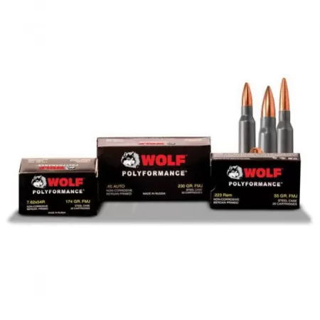 Wolf WPA Polyformance, .308 Winchester, FMJ, 145 Grain, 500 Rounds