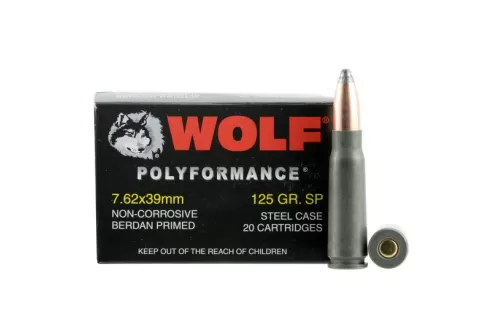 Wolf Performance Ammo Polyformance Steel 7.62 X 39 125 Grain 20-Rounds SP