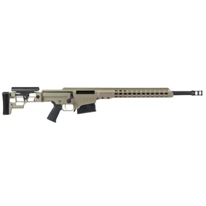 Barrett 14343 Mrad  Bolt 308 Win/7.62 Nato 17" Heavy 10+1 Adjustable Folding Right Side Fde Synthetic Flat Dark Earth Cerakote Receiver