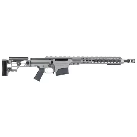 Barrett 14368 Mrad  Bolt 308 Win/7.62 Nato 17" Heavy 10+1 Adjustable Folding Right Side Gray Synthetic Gray Cerakote Receiver