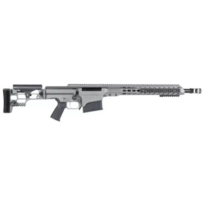 Barrett 14368 Mrad  Bolt 308 Win/7.62 Nato 17" Heavy 10+1 Adjustable Folding Right Side Gray Synthetic Gray Cerakote Receiver