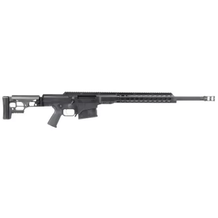 Barrett 14355 Mrad  Bolt 338 Lapua Mag 24" Fluted 10+1 Adjustable Folding Right Side Black Synthetic Black Cerakote Receiver