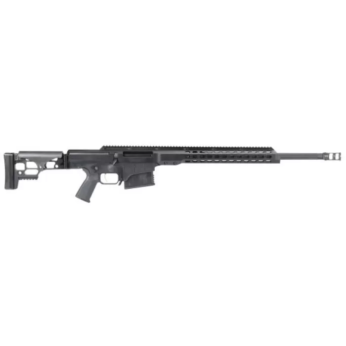 Barrett 14355 Mrad  Bolt 338 Lapua Mag 24" Fluted 10+1 Adjustable Folding Right Side Black Synthetic Black Cerakote Receiver