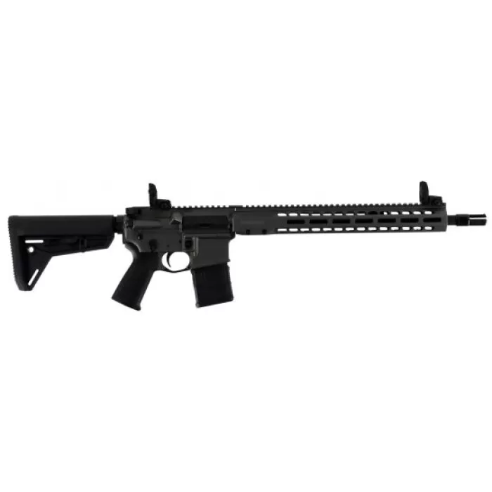 Barrett 17121 Rec7 DI Carbine 5.56X45mm Nato 16" 30+1 Tungsten Gray Cerakote Black 6 Position Stock Black Polymer Grip