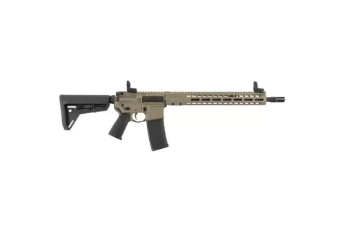 Barrett 17123 Rec7 DI Carbine 5.56X45mm Nato 16" 30+1, Fde Rec, Black 6 Position Stock & Grip, Includes Flip-Up Sights