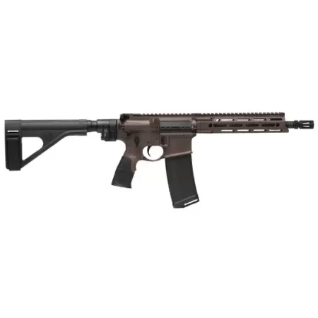 Daniel Defense DDM4 V7 P (Law Tactical) .300 Blackout Semi-Automatic AR Pistol, Cerakote Brown - 12809263067
