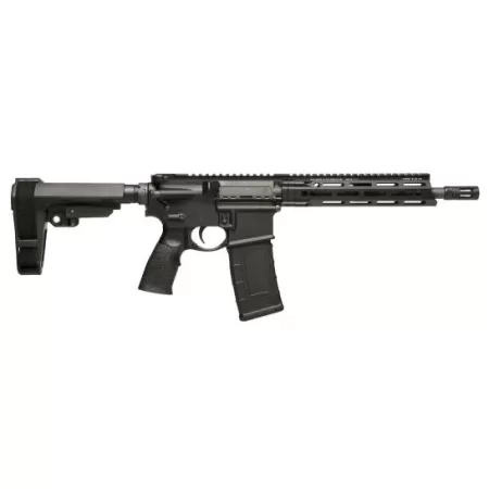 Daniel Defense DDM4 V7 P .300 Blackout Semi-Automatic AR Pistol, Hardcoat Anodized Black - 128-19153