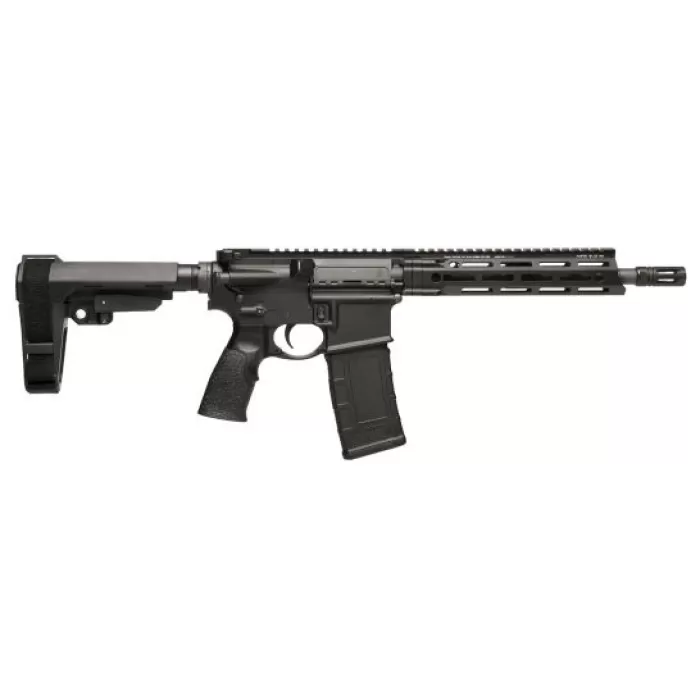 Daniel Defense DDM4 V7 P .300 Blackout Semi-Automatic AR Pistol, Hardcoat Anodized Black - 128-19153