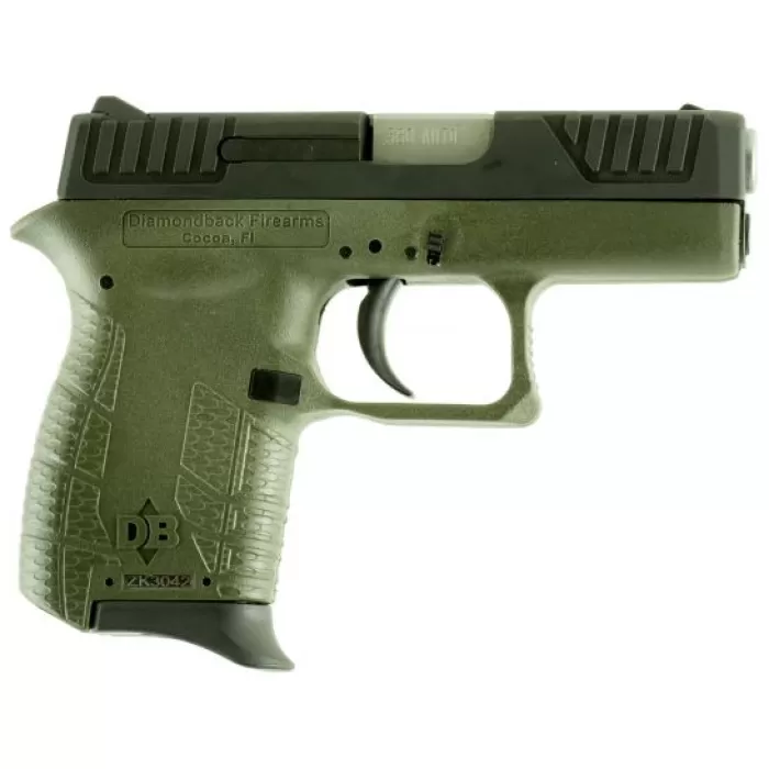 Diamondback Firearms DB380 Micro-Compact .380 ACP Pistol, Olive Drab Green - DB380ODG