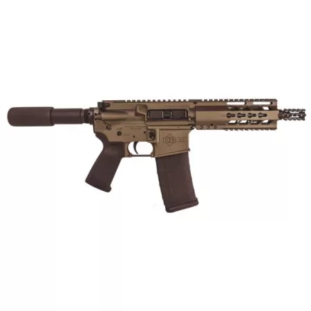 Diamondback Firearms DB15 .223 Rem/5.56 Semi-Automatic AR Pistol, 7", Burnt Bronze - DB15PBB7
