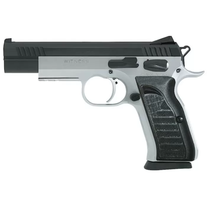 EAA Corp Tanfoglio Witness Elite Match .45 ACP Pistol, Stainless - 600640