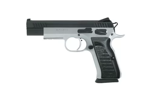 EAA Corp Tanfoglio Witness Elite Match 10mm Pistol, Stainless - 600650